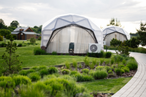 glamping accommodations